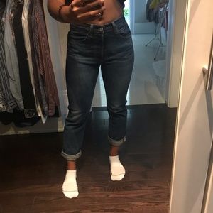 Levi’s 501 high rise jean